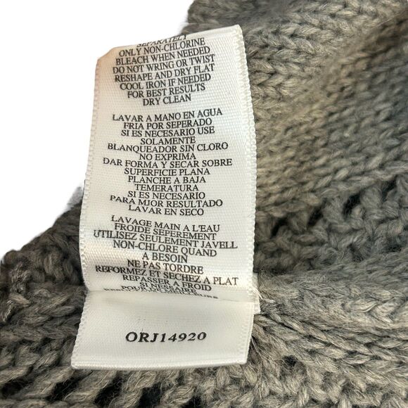 BCBG MAXAZRIA Gray Knit Tunic Sweater Sz M Cowl Neck Pullover Side Buttons NWT - Picture 8 of 13